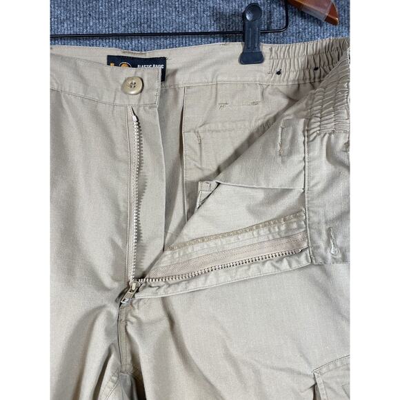 LA Police Gear Pants Mens 38 (34X30) Khaki Ripstop Tactical Basic Operator Cargo - Picture 6 of 13